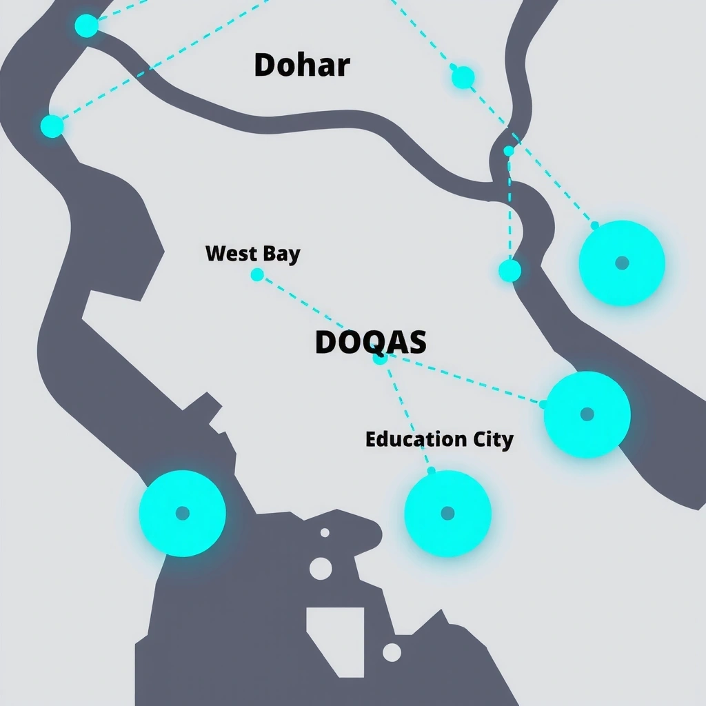 Doha metropolitan coverage map